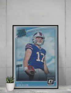 Donruss Optic Rated Rookie Josh Allen Card 12x17 Poster Buffalo Bills