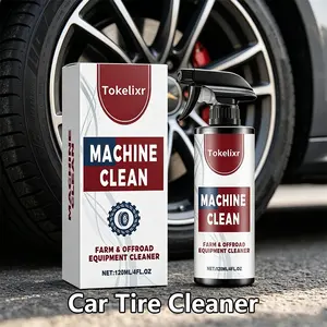 Car Tire Cleaner, Wheel HUB Tire Dust Asphalt Remover, Safe for Coated Surfaces, Effective Car Maintenance Solution