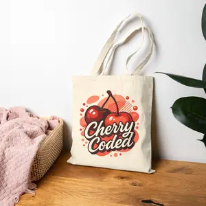 Cotton Canvas Tote Bag - Eco-Friendly Reusable Shopping Bag