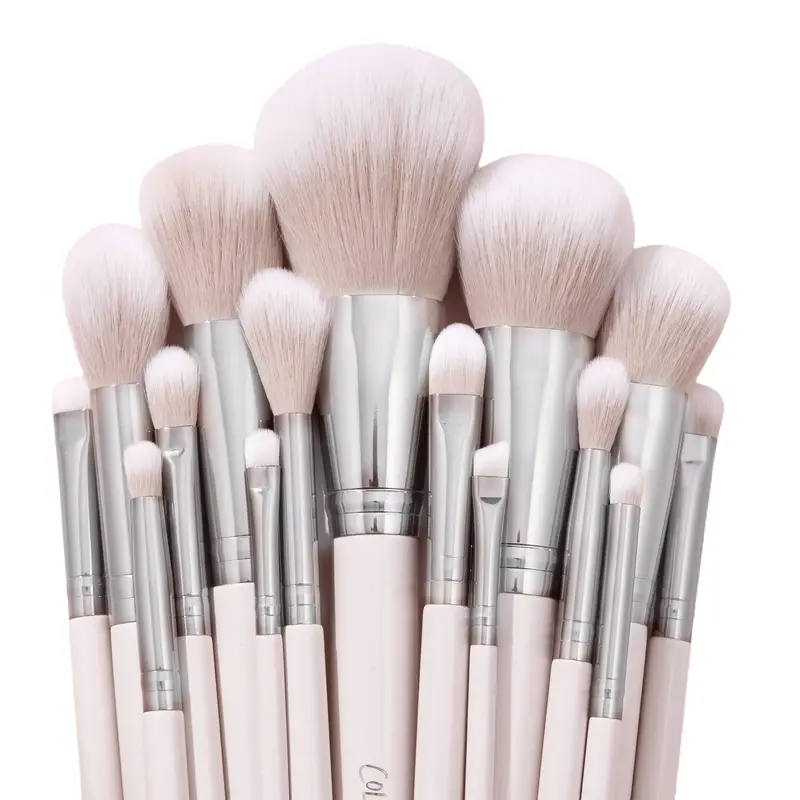 ColourPop® Stone Cold Brush Roll - Face & Eye Brush 15-piece in Faux Leather Case