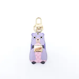 Pre-owned Louis Vuitton Monogram&Blue&Pink Bag Charm T10343131