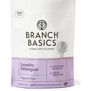 Laundry Detergent – 4lbs (120 loads)| Plant & Mineral-Based Formula| Lifts Stains & Removes Odor|-Free, Fragrance-Free & Safe for Sensitive Skin