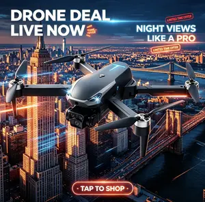 2026 M8 Pro Drone – 4K EIS Camera, GPS & 5G WiFi FPV, Brushless Motor, Optical Flow Hover, Smart Obstacle Avoidance, Auto Return, 360° Stunt Roll, Dual Batteries Included