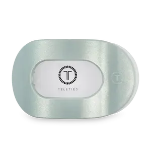 Dew Drop Large Flat Round Hair Clip