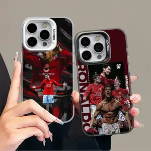 Ronaldo No.7 Phone Case Anti Drop Protective Case Suitable For iphone17promax  16E 15plus 14 13 12 11 and SAMSUNG S25 24 23 22 ULTRA Acrylic Phone Case