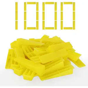 Tile Wedges 1000 Pieces with Tile Spacer for 1/8", 1/12", 1/16", 1/32" Spacers, Tools Leveling Wedges, Spacers Clips for Stone Installation