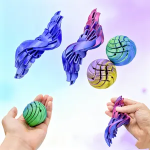 Slime Ball Stress Relief Toy, 3D Printed Deformation Ball, Cross-Border Best-Selling Anti-Stress Toy, Perfect for Anxiety Relief