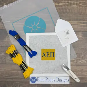 Alpha Epsilon Pi 2x2 Needlepoint Kit