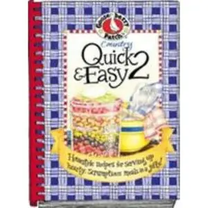 USED-Country Quick & Easy 2 Cookbook (Everyday Cookbook Collection) by Gooseberry Patch (Plastic Comb)