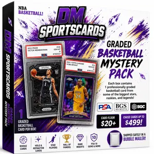 Panini DMSPORTSCARDS Basketball Sport Box (1) Graded Or Encased Card Per Box