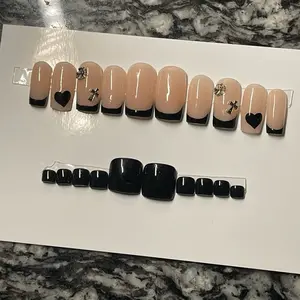 Handmade Acrylic Nail and Toe press on set 010