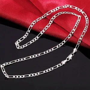 1pc Link Chain Necklace For Men Women, Fashion Fine Jewelry Gifts