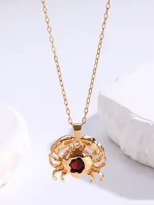 18K Gold-Plated Ocean-Themed Turtle and Crab Pendant Collar Necklace—Perfect for Women's Everyday Wear in Spring and Summer | Eye-Catching Accessories for Parties, Gatherings, and Vacations—A Special Gift for Women