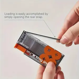 Automatic Dental Flosser with Stylish Cigarette Lighter Design, Portable Compact Travel Case, Durable Abs Plastic, Ergonomic Handle