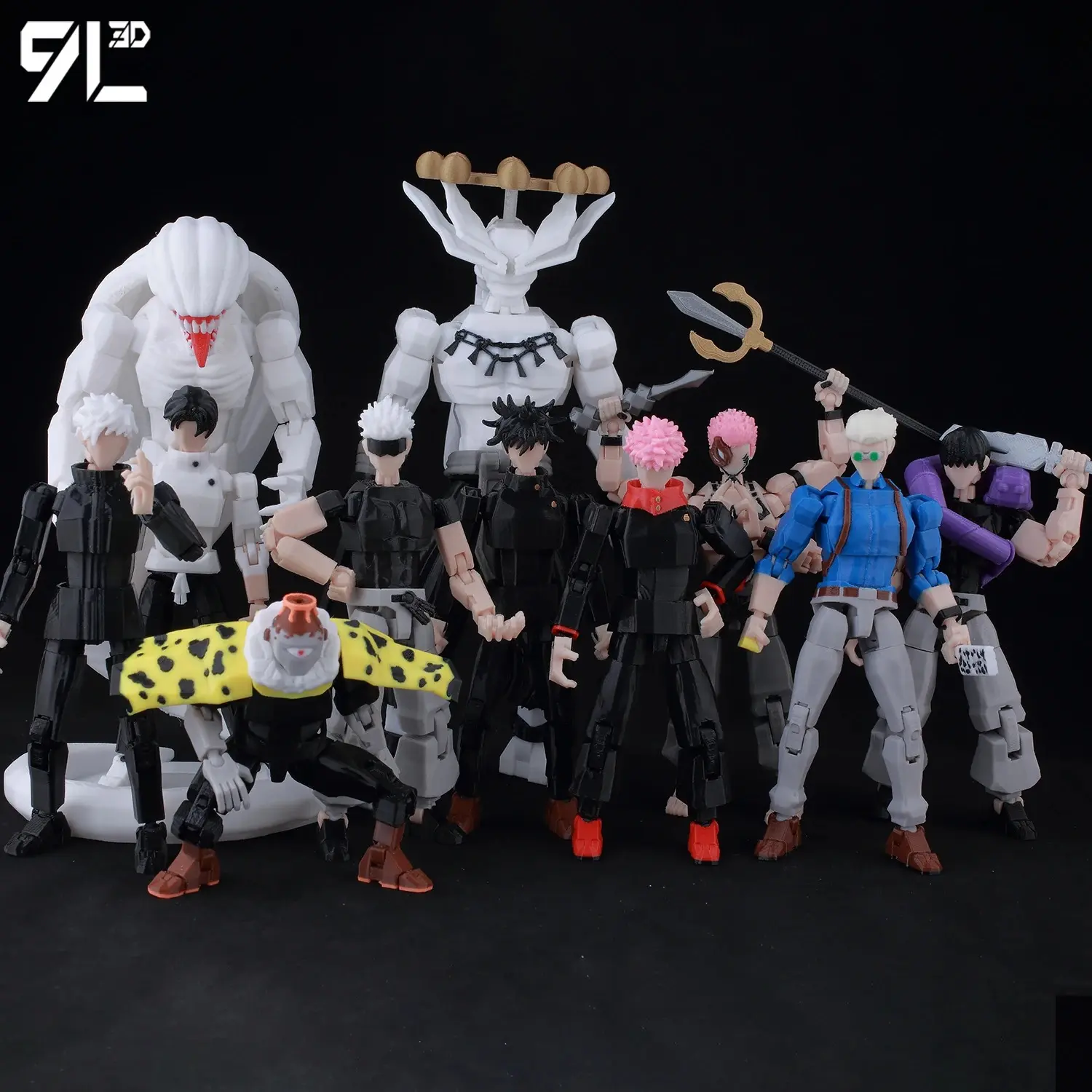 Jujutsu Fushiguro Toji Gojo Satoru Action Figure Dummy13 T13 Multi-Jointed Collectible Toys Titan13