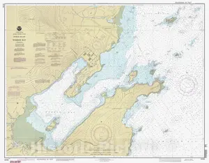 Cape Cod Canal and Approaches, 1991 - Nautical Chart Print