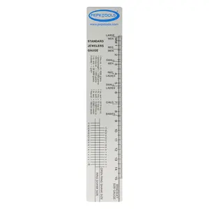 Standard Jeweler's Gauge Ruler – Ring &amp; Bracelet Sizing Tool