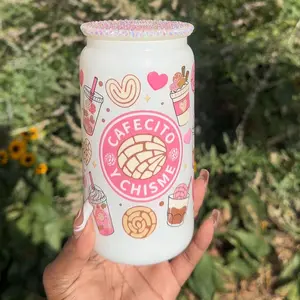 Custom Cafecito y Chisme - Personalized Coffee Drink - Beverage