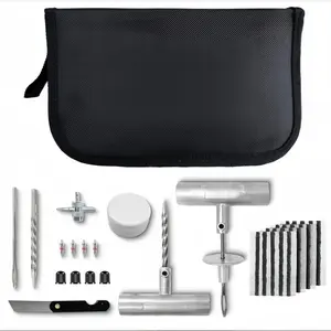 Quick Tire Repair Tool Set for Cars Motorcycles and Electric Vehicles Compact Emergency Kit