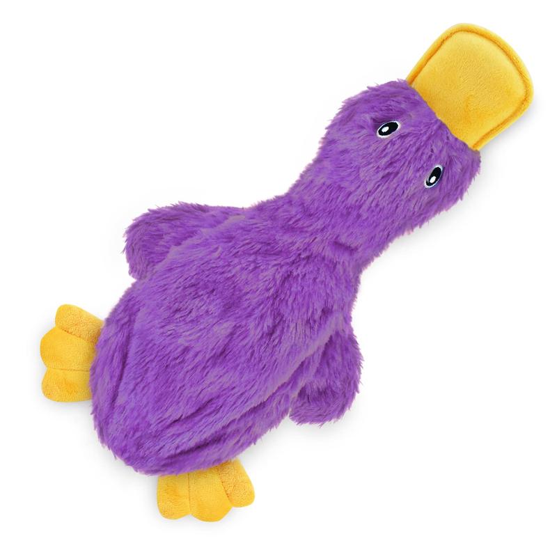 Crinkle Duck Stuffless Dog Toy