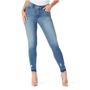 Sofia Jeans Women's Rosa Curvy Super High Rise Destructed Skinny Ankle Jeans