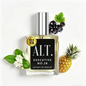 ALT. FRAGRANCES Executive No.26 Extrait de Parfum for Men, Inspired by Creed Aventus, Long Lasting Woody Fruity Fragrance with Bergamot, Pineapple & Oakmoss Notes, Premium Affordable Luxury Duplicate Perfume 60ml for Daily Office Dating & Gifting