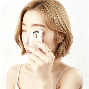 1pc Portable Plastic Eyelash Curler, Effortless Eyelid Lifting Tool For Women, Travel-Friendly Beauty Cosmetic Tool For Long-Lasting Curled Eyelashes