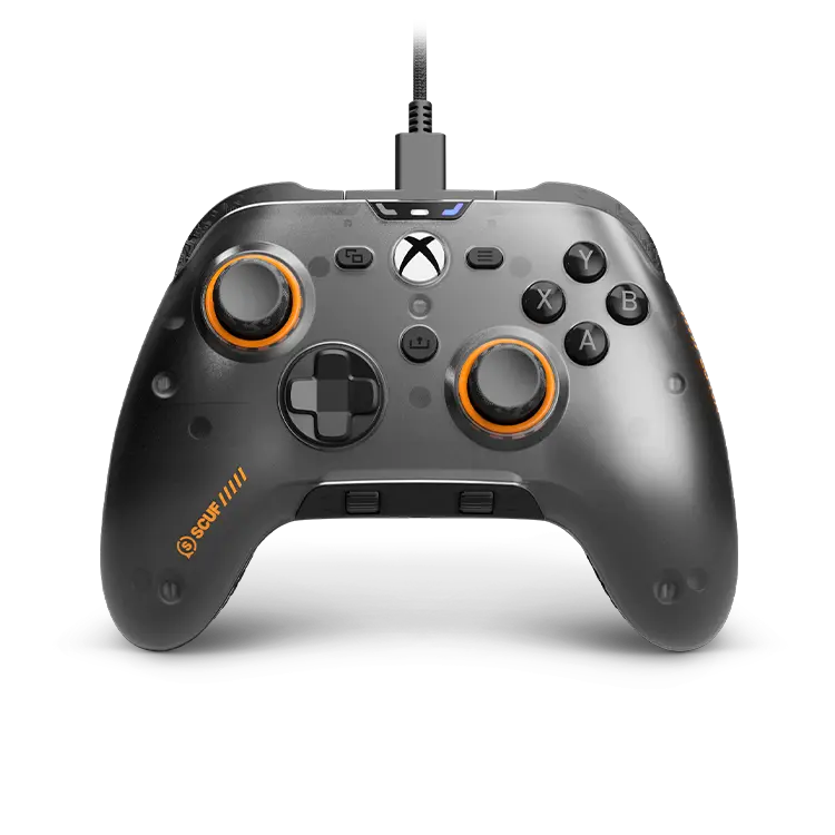 SCUF Valor Wired XBOX Game Controller (Smoke) - Gaming Accessories with 4 Customizable Rear Paddles, Endurance TMR Thumbsticks, Audio Control System