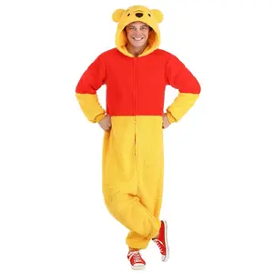 Adult Winnie the Pooh Sherpa Onesie