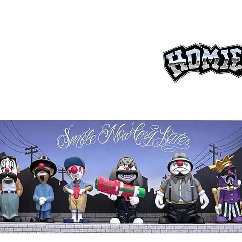 HOMIECLOWNS Series 3 - 2" Height Set of 6 Individually sealed Collectible Figures DGA Official in a poly bag