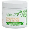 Wild Naturals Manuka Honey Face Scrub - Gentle Exfoliator for Acne Eczema Blackheads & Dry Skin Hydrating Facial Cleanser for Sensitive Skin Natural Blemish Control with Aloe Vera Non Toxic Daily Skincare for Smooth Clear Radiant Skin Nourishing