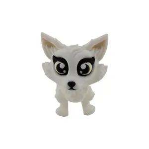Flexi Artic Fox - 3D Printed Fantasy Creature - Authorized Seller - Articulated Desk Decor