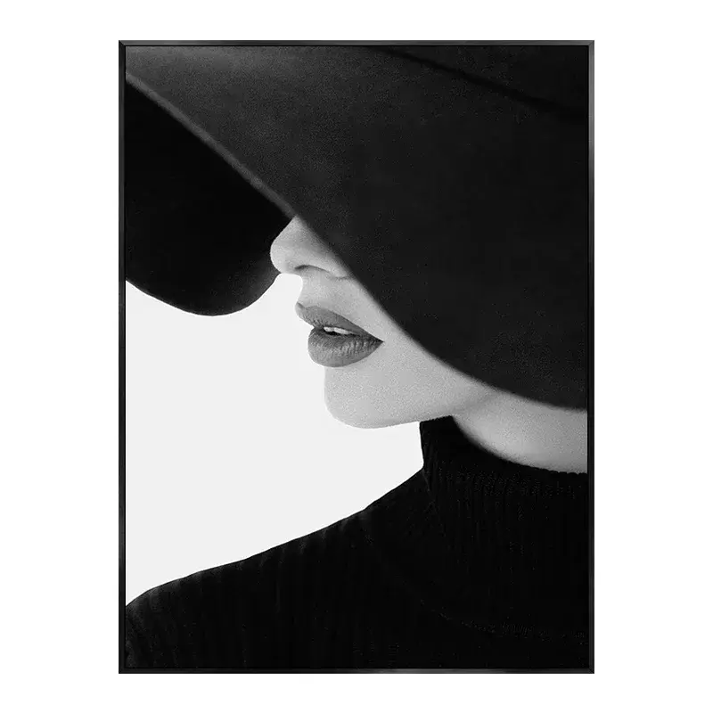 [Sale Up to 60% Off][Free Shipping][No Frame] Aesthetic Black White Luxury Car Fashion Sexy Women Poster Vintage Paris Street Canvas Painting Wall Art Picture Room Home Decor