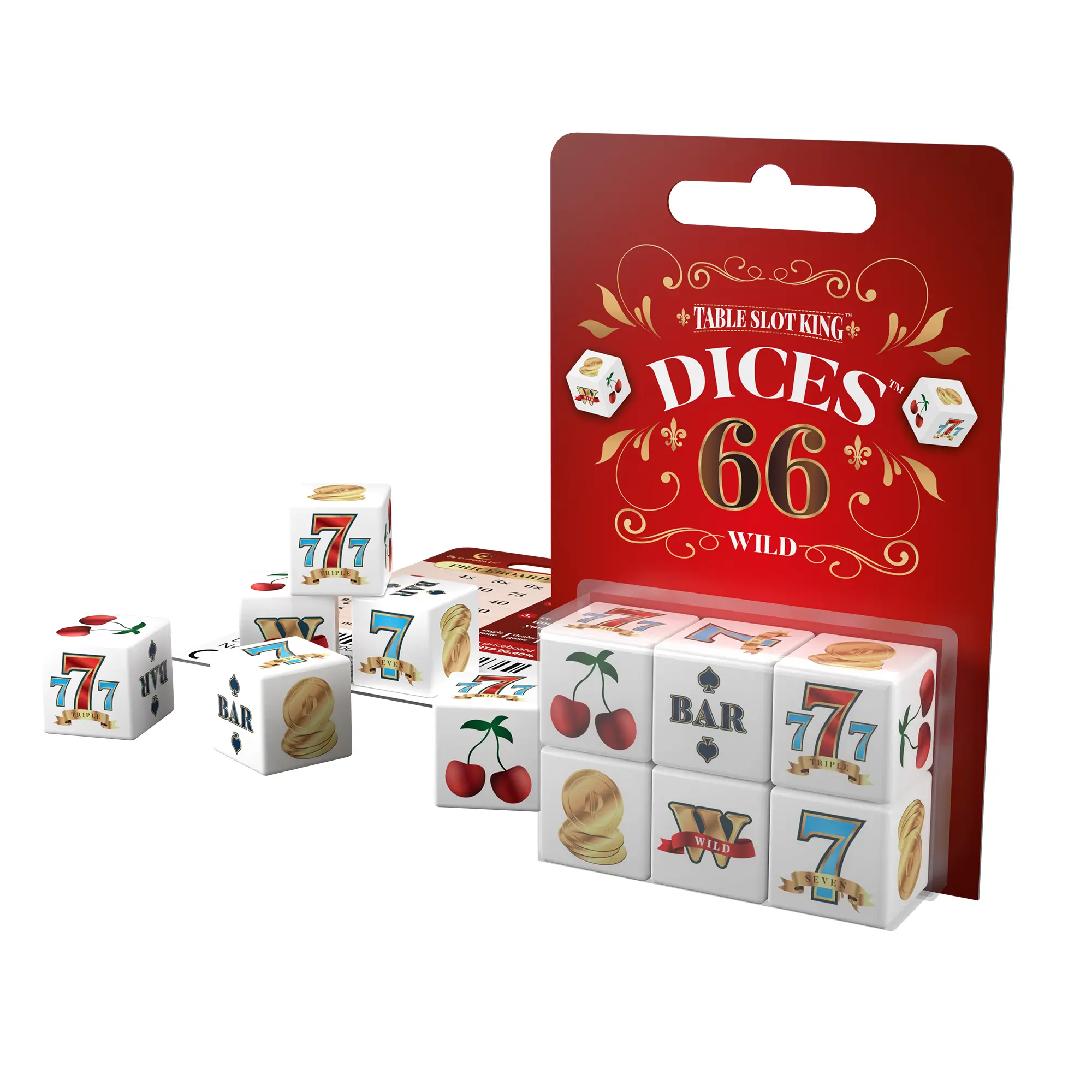 Dices66 - Fly in dream - easy fun game with 6 different symbols and values