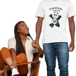 SIF -Support is free TM Panda Bear T-Shirt Cotton  Stylish Clothing Top Underwear Day Tshirt Streetwear graphic tee