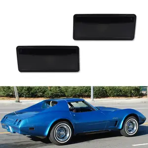 2PCS Smoked Front OR Rear Side Marker lamps Lights For 1974 1975 1976 1977 1978 1979 Chevy Corvette C3,Replace OEM LSOT00932-R, LSOT00932-L