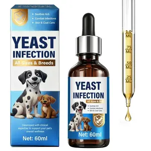 Gentle Skin & Coat Care Drops for Dogs | Natural Soothing Formula with Botanical Extracts | 60ml for Daily Grooming Support