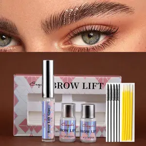 2 in 1 Eyelash Lift & Eyebrow Lamination Kit, 3 Counts/set Long Lasting Eyelash & Eyebrow Perm Professional Kit, Professional Makeup Tools for Women, Cosmetic, Eyebrow Shaper Set