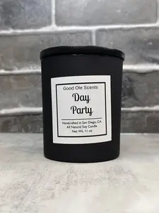 Good Ole Scents Day Party Handcrafted Soy Wax Candle 11 oz Eco Friendly Aromatic Scented