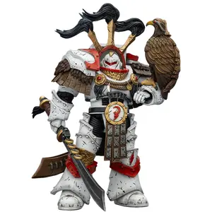 HIPLAY JOYTOY Warhammer 40,000 White Scars Legion Praetor in Cataphractii Terminator Armour with Cyber Hawk Chogorian sword and combi-melta JT03486 1/18 Scale Action Figure