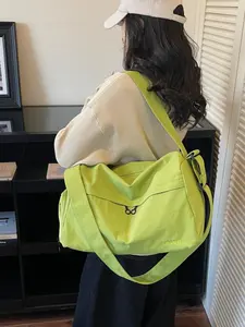 2026 New Fashion Commuter Crossbody Bag, Large Capacity Nylon Foldable Travel Bag, Lightweight Short Trip Luggage, Sporty Style