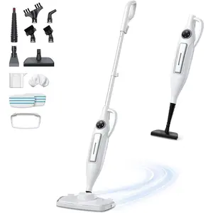 10-in-1 Steam Mop,  Handheld Steam Cleaner for  with 23FT Cord, Removable Water , 266?Deep Cleaning, 2 Steam Modes, Multi Purpose Steam Mop for Hardwood Floor, Laminate, Carpet