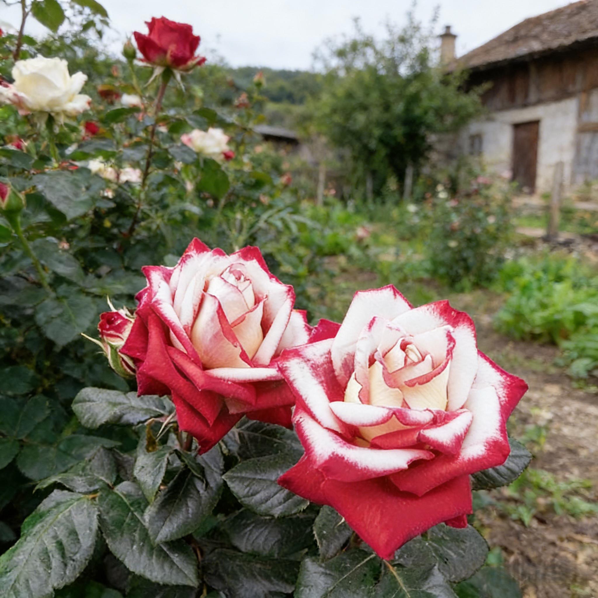 Plant Love  Red & White Rose Seeds – Beautiful Flowers Made Simple