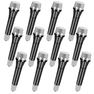 12 Pack Fake Toy Microphones Set,Plastic Microphone Prop,Play Microphone, Pretend Microphone for Karaoke Stage Costume Role Birthday Party Favors, 5.7 Inches Tall