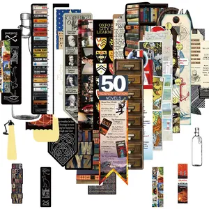 30pcs Motivational Bookmarks, 30 Unique Designs Dual-Sided Printed Paper Bookmarks, Inspiring Book Markers for All Ages