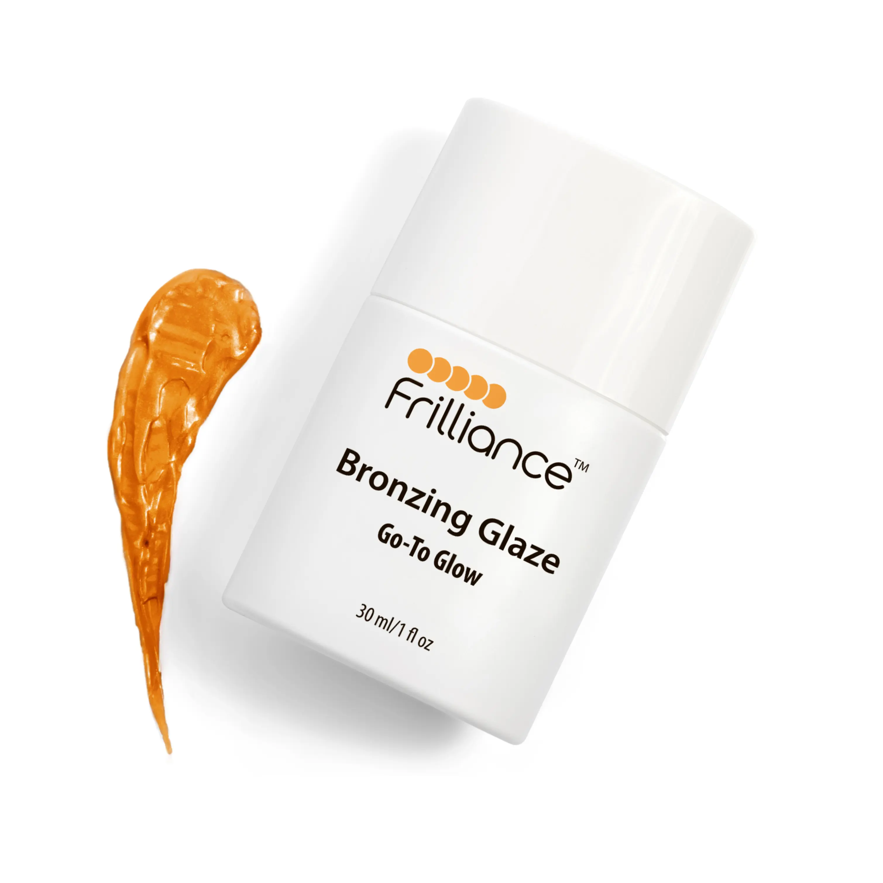 Frilliance Bronzing Glaze Drops in Go-To Glow | Natural, Dewy, Skincare-Infused Aloe, Squalane, Liquid Blush Makeup for Teens Highlighter Balm Highly Pigmented