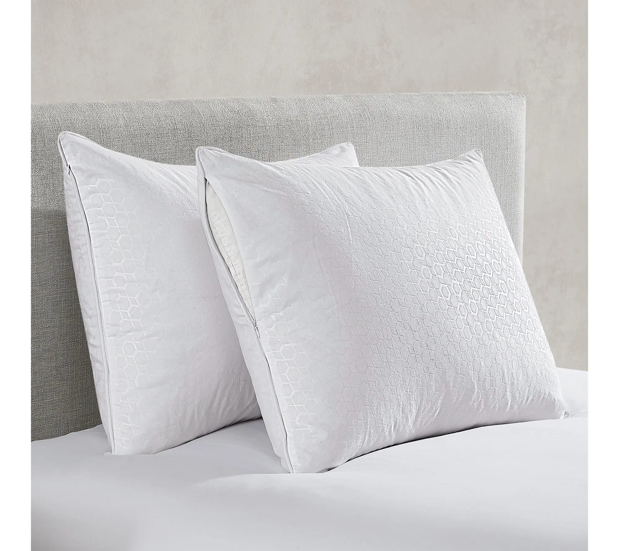 Sleep Advantage Nanobionic Embossed Std Pillow Protector Pair
