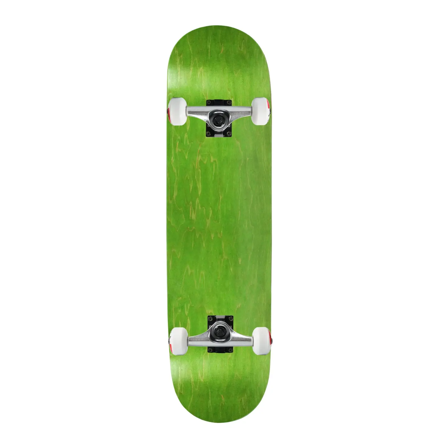 Moose Complete Skateboard Stained Green 7.5" Silver/White Assembled