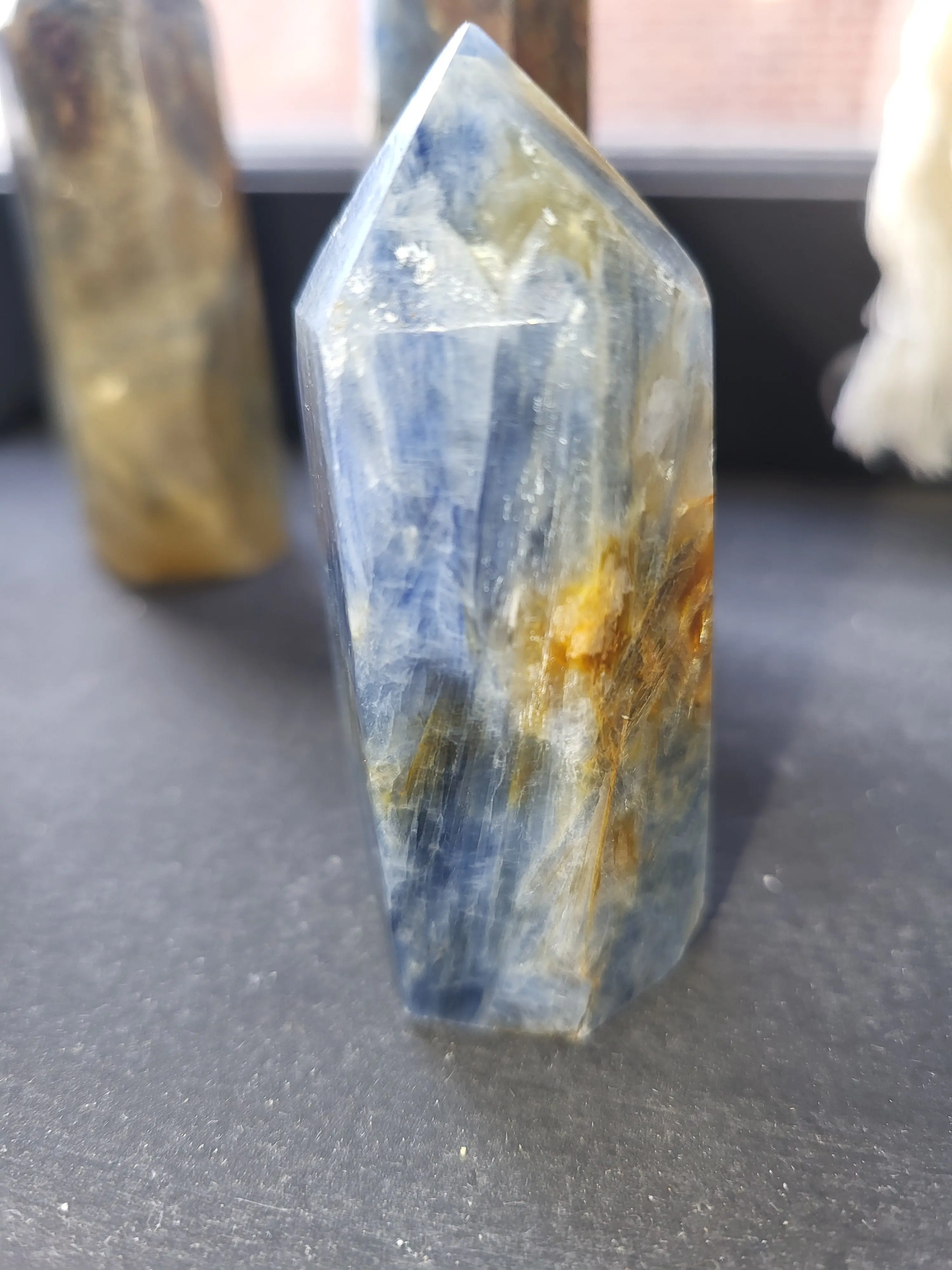 Blue Kyanite Tower - Elegant Design with Unique Features and High-Quality Material