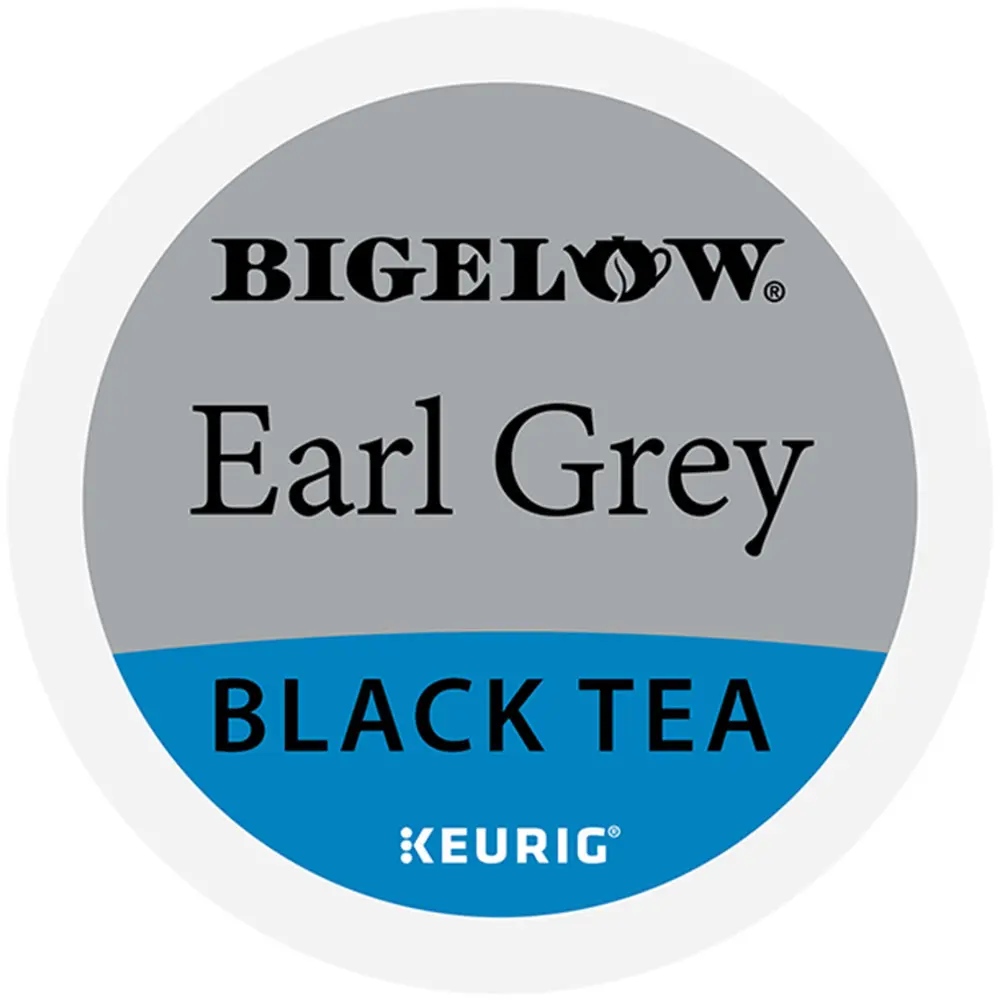 Bigelow Earl Grey Tea - Keurig K-Cup Pods - Black Tea - Black Tea Bergamot Flavors - Single Serve Tea Drinks - High Box Count